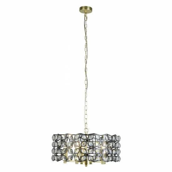 Searchlight Pendant Lamp Iris 5xE14x60W, 59811-5BSB