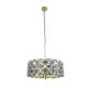 Searchlight Pendant Lamp Iris 5xE14x60W, 59811-5BSB