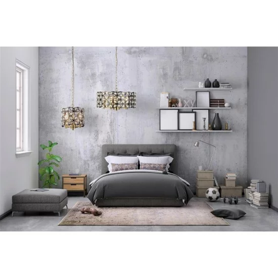 Searchlight Pendant Lamp Iris 5xE14x60W, 59811-5BSB