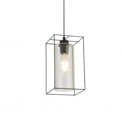 Searchlight Pendant Lamp Ingot 1x10WxE27, 60124-1BK