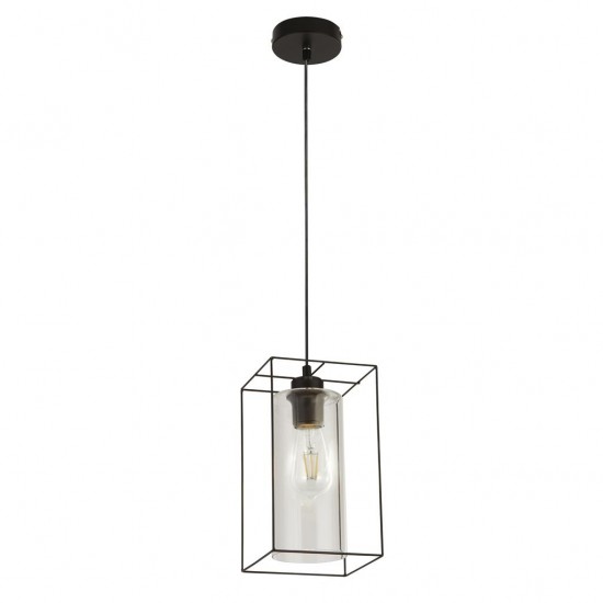 Searchlight Pendant Lamp Ingot 1x10WxE27, 60124-1BK