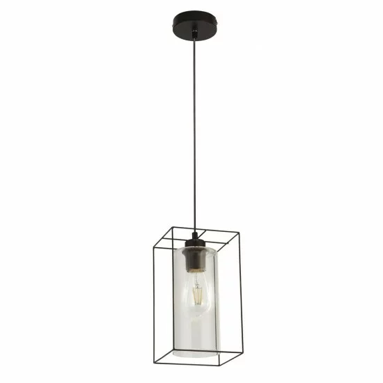 Searchlight Pendant Lamp Ingot 1x10WxE27, 60124-1BK Searchlight Pendant Lamp Ingot 1x10WxE27, 60124-1BK