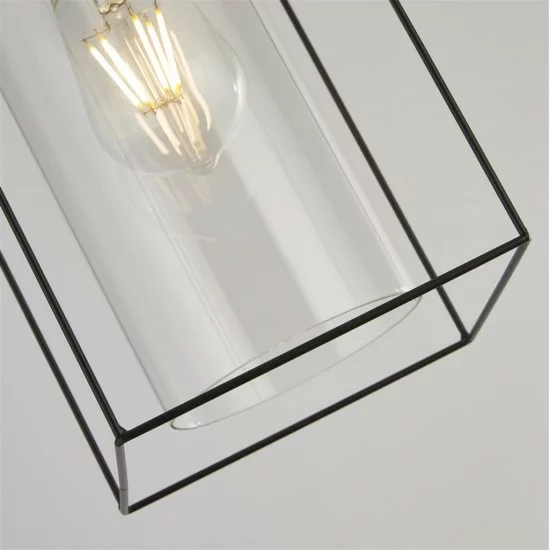 Searchlight Pendant Lamp Ingot 1x10WxE27, 60124-1BK Searchlight Pendant Lamp Ingot 1x10WxE27, 60124-1BK