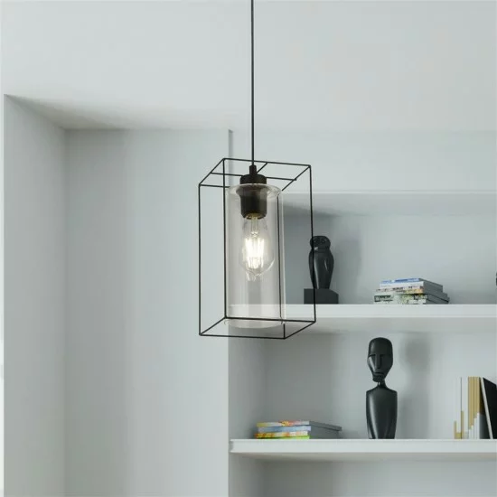 Searchlight Pendant Lamp Ingot 1x10WxE27, 60124-1BK Searchlight Pendant Lamp Ingot 1x10WxE27, 60124-1BK