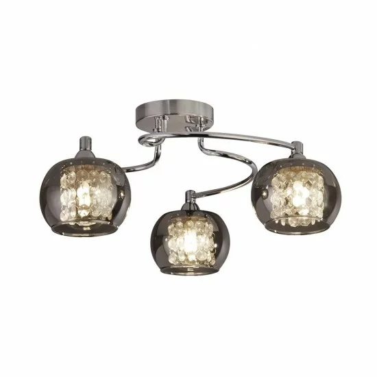 Searchlight DECKENLEUCHTE Lovell 3xG9x7W, 60445-3SM Searchlight DECKENLEUCHTE Lovell 3xG9x7W, 60445-3SM