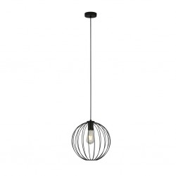 Searchlight Pendant Lamp Rondo 1xE27x10W, 60830-1BK