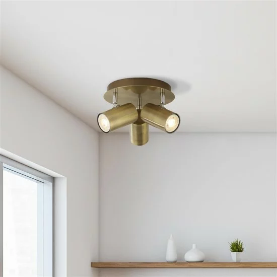 Searchlight Ceiling Lamp Meteor, 3xGU10x10W, 61067-3AB