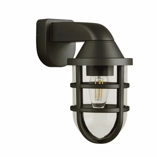 Searchlight outdoor wall light Seaside, 1x10WxE27, 61133BK Searchlight outdoor wall light Seaside, 1x10WxE27, 61133BK