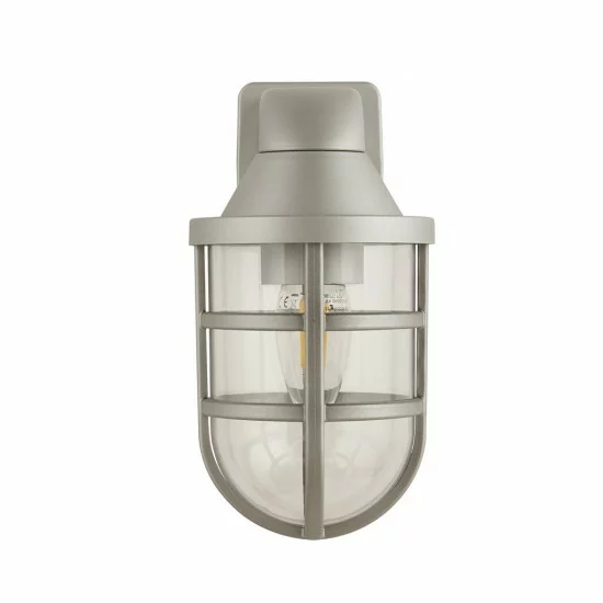 Searchlight āra, fasādes sienas gaismeklis Seaside, 1x10WxE27, 61133SI Searchlight āra, fasādes sienas gaismeklis Seaside, 1x10WxE27, 61133SI