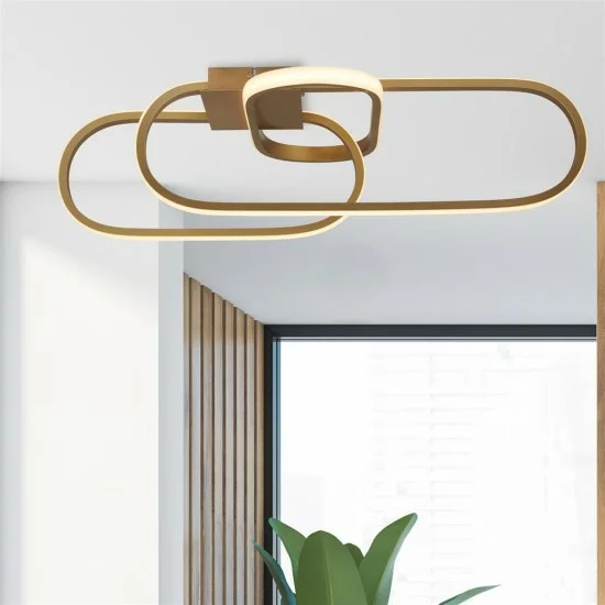Searchlight Ceiling Lamp Clip LED 36.73W, 61774GO Searchlight Ceiling Lamp Clip LED 36.73W, 61774GO