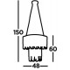 Searchlight подвесной светильник Rotunda 9xG9x33W, 62120-9SM