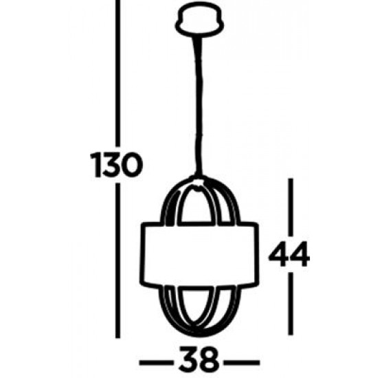 Searchlight Pendant Lamp Madrid 20W, 630lm, LED, 62802CC