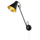 Searchlight wall light Swing 1xE27x60W 6302BK