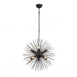 Searchlight Pendant Lamp Sputnik 10xE14x60W, 6310-10BK