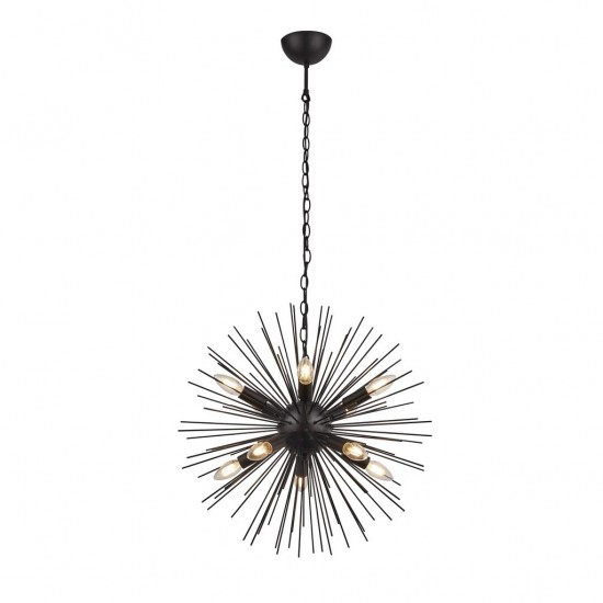 Searchlight Pendant Lamp Sputnik 10xE14x60W, 6310-10BK