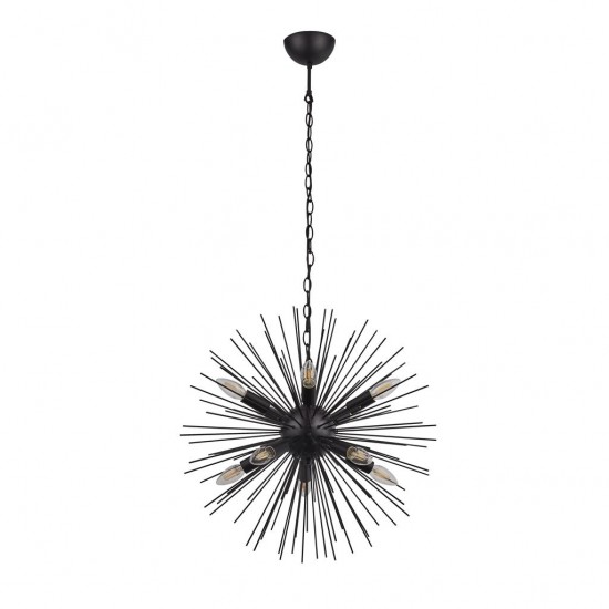 Searchlight Pendant Lamp Sputnik 10xE14x60W, 6310-10BK