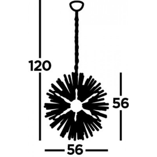 Searchlight piekaramā lampa Sputnik 10xE14x60W, 6310-10BK