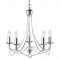 Searchlight Pendant Lamp Maypole 5xE14x60W, 6345-5SS