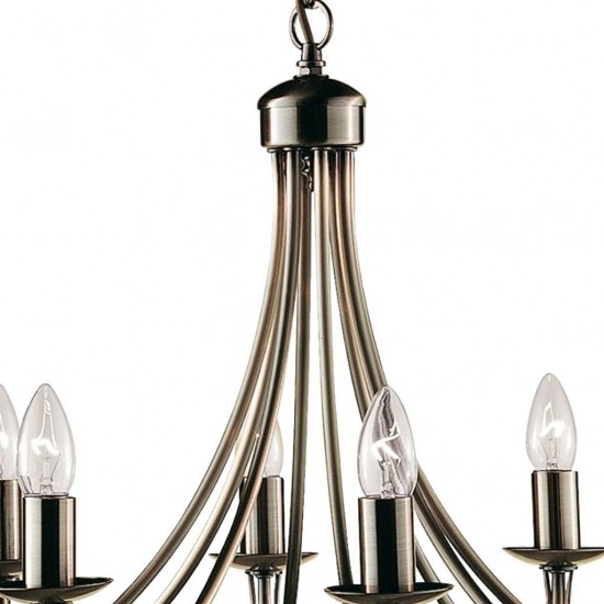 Searchlight Pendant Lamp Maypole 8xE14x60W, 6348-8AB