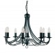 Searchlight Pendant Lamp Maypole 8xE14x60W, 6348-8AB