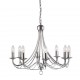 Searchlight Pendant Lamp Maypole 8xE14x60W, 6348-8SS