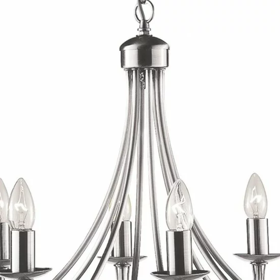 Searchlight lustra Maypole 8xE14x60W, 6348-8SS Searchlight lustra Maypole 8xE14x60W, 6348-8SS