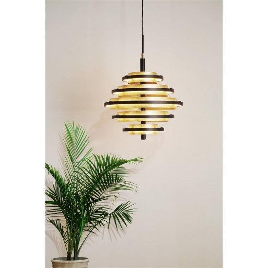 Searchlight Pendant Lamp Hive 5xLEDx34W, 6375-5BG