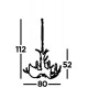 Searchlight piekaramā lampa Stag 6xE14x60W, 6416-6BR