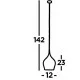 Searchlight Pendant Lamp Vibrant 1xE14x60W, 6461-12GR Searchlight Pendant Lamp Vibrant 1xE14x60W, 6461-12GR