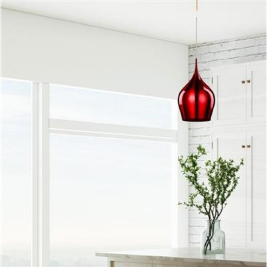 Searchlight Pendant Lamp Vibrant 1xE27x60W, 6461-26RE