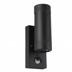 Searchlight Außen-Wandleuchte Coastal, 2x7WxGU10, IP44, 6492-2BK