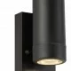 Searchlight Außen-Wandleuchte Coastal, 2x7WxGU10, IP44, 6492-2BK Searchlight Außen-Wandleuchte Coastal, 2x7WxGU10, IP44, 6492-2BK