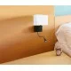 Searchlight sienas gaismeklis Hotel LED 6519BK Searchlight sienas gaismeklis Hotel LED 6519BK