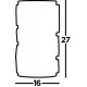 Searchlight настенный светильник, бра Bijou 2xE14x60W 6582-2CC