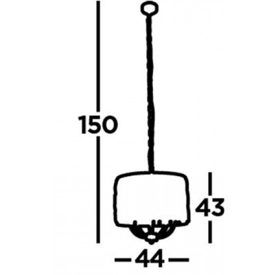 Searchlight Pendelleuchte Bijou 5xE14x60W, 6585-5CC