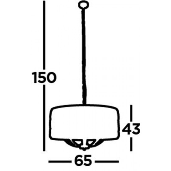 Searchlight piekaramā lampa Bijou 8xE14x60W, 6588-8CC