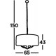 Searchlight подвесной светильник Bijou 8xE14x60W, 6588-8CC