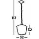 Searchlight Außen Pendelleuchte Seattle 1xE27x60W, 6592BK Searchlight Außen Pendelleuchte Seattle 1xE27x60W, 6592BK