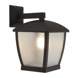 Searchlight outdoor wall light Seattle, 1xE27x60W, IP44, 6593BK