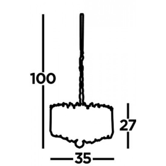 Searchlight Pendant Lamp Sigma 4xE14x60W, 6715CC