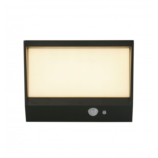 Searchlight outdoor wall light with shutters Solar, 2W, 3000K, LED 67418BK