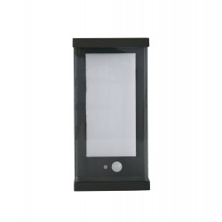 Searchlight outdoor wall light with shutters Solar, 2W, 106lm, 67419BK