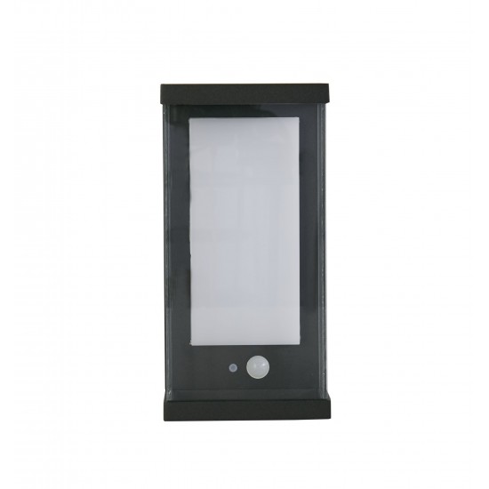 Searchlight outdoor wall light with shutters Solar, 2W, 106lm, 67419BK