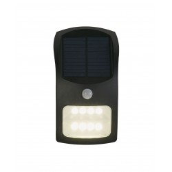 Searchlight outdoor wall light with shutters Solar, 1.8W, 3000K, LED 67420BK-PIR