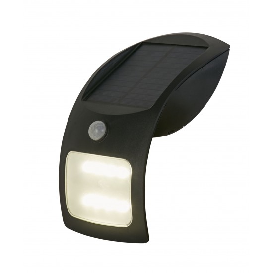 Searchlight outdoor wall light with shutters Solar, 1.8W, 3000K, LED 67420BK-PIR