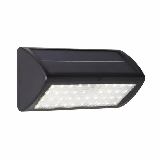 Searchlight Außen-Wandleuchte Solar, 5W, 3000K, LED 67422BK-PIR Searchlight Außen-Wandleuchte Solar, 5W, 3000K, LED 67422BK-PIR