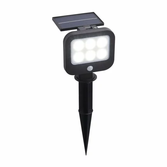 Searchlight Stehlampe für den Außenbereich Solar, LED, 1.5W, 67424BK-PIR Searchlight Stehlampe für den Außenbereich Solar, LED, 1.5W, 67424BK-PIR