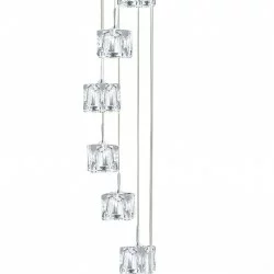 Searchlight Pendant Lamp Ice Cube 8x4.875W, LED, 6778-8-LED