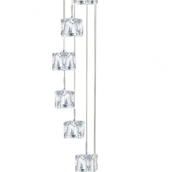 Searchlight Pendant Lamp Ice Cube 8x4.875W, LED, 6778-8-LED