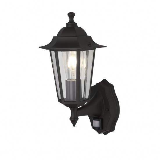 Searchlight outdoor wall light Alex, 1x60WxE27, IP44, 68001BK